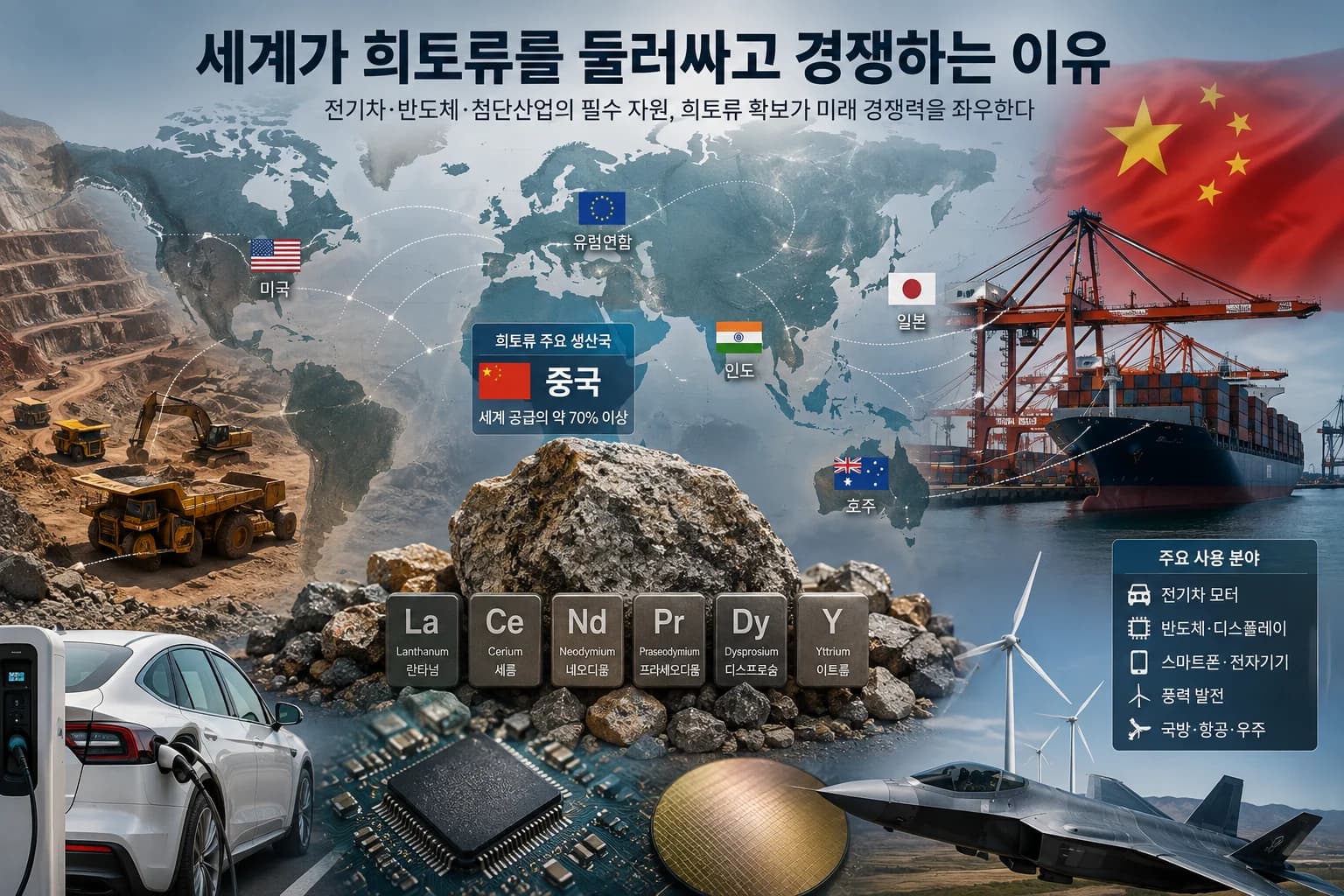 세계가 희토류를 둘러싸고 경쟁하는 이유